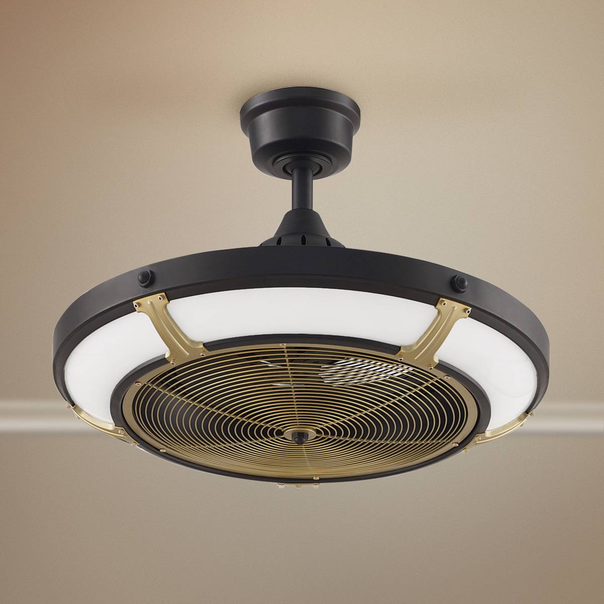 Contemporary, Ceiling Fan With Light Kit, Ceiling Fans ...
