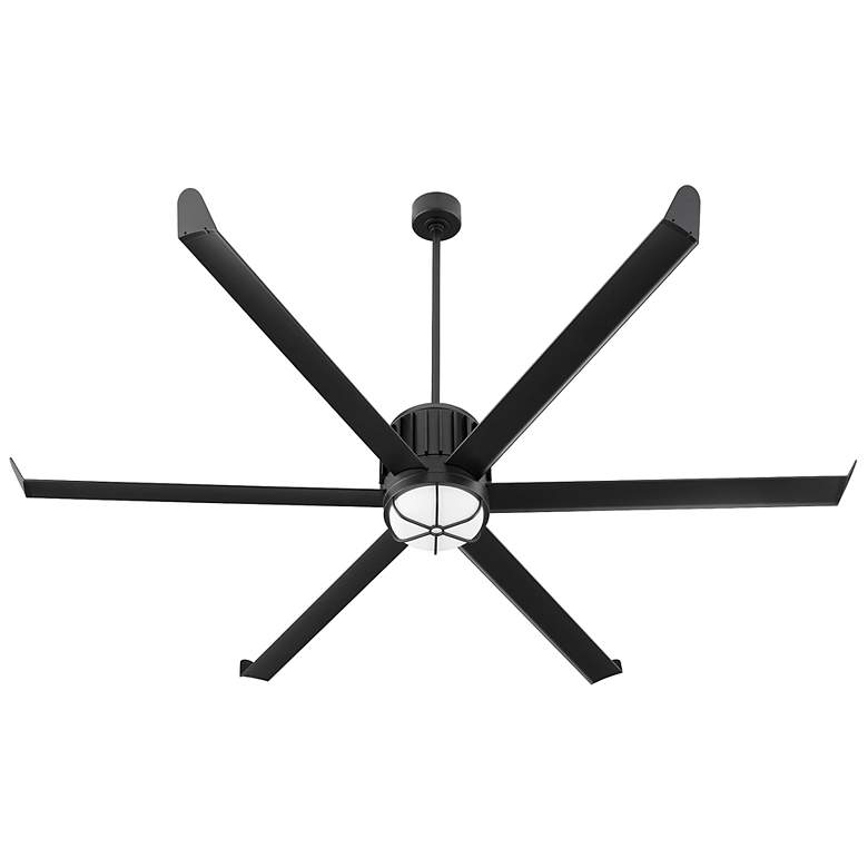 Image 2 78" Oxygen Enorme Black Outdoor Smart Large Ceiling Fan more views