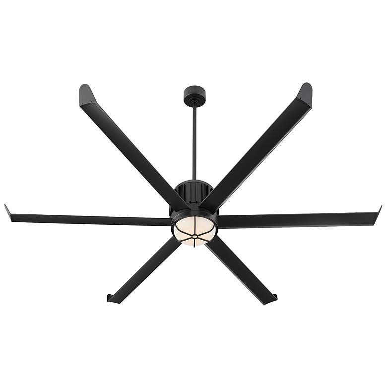 Image 3 78" Oxygen Enorme Black Outdoor Smart Large Ceiling Fan more views