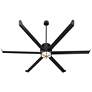 3_78" Oxygen Enorme Black Outdoor Smart Large Ceiling Fan more views