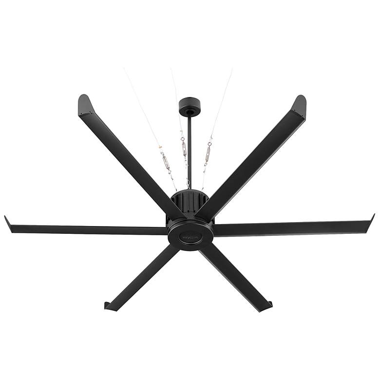 Image 4 78" Oxygen Enorme Black Outdoor Smart Large Ceiling Fan more views
