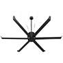4_78" Oxygen Enorme Black Outdoor Smart Large Ceiling Fan more views