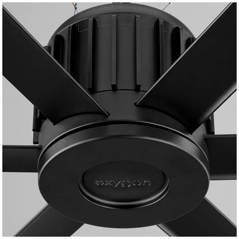 Image 5 78" Oxygen Enorme Black Outdoor Smart Large Ceiling Fan more views
