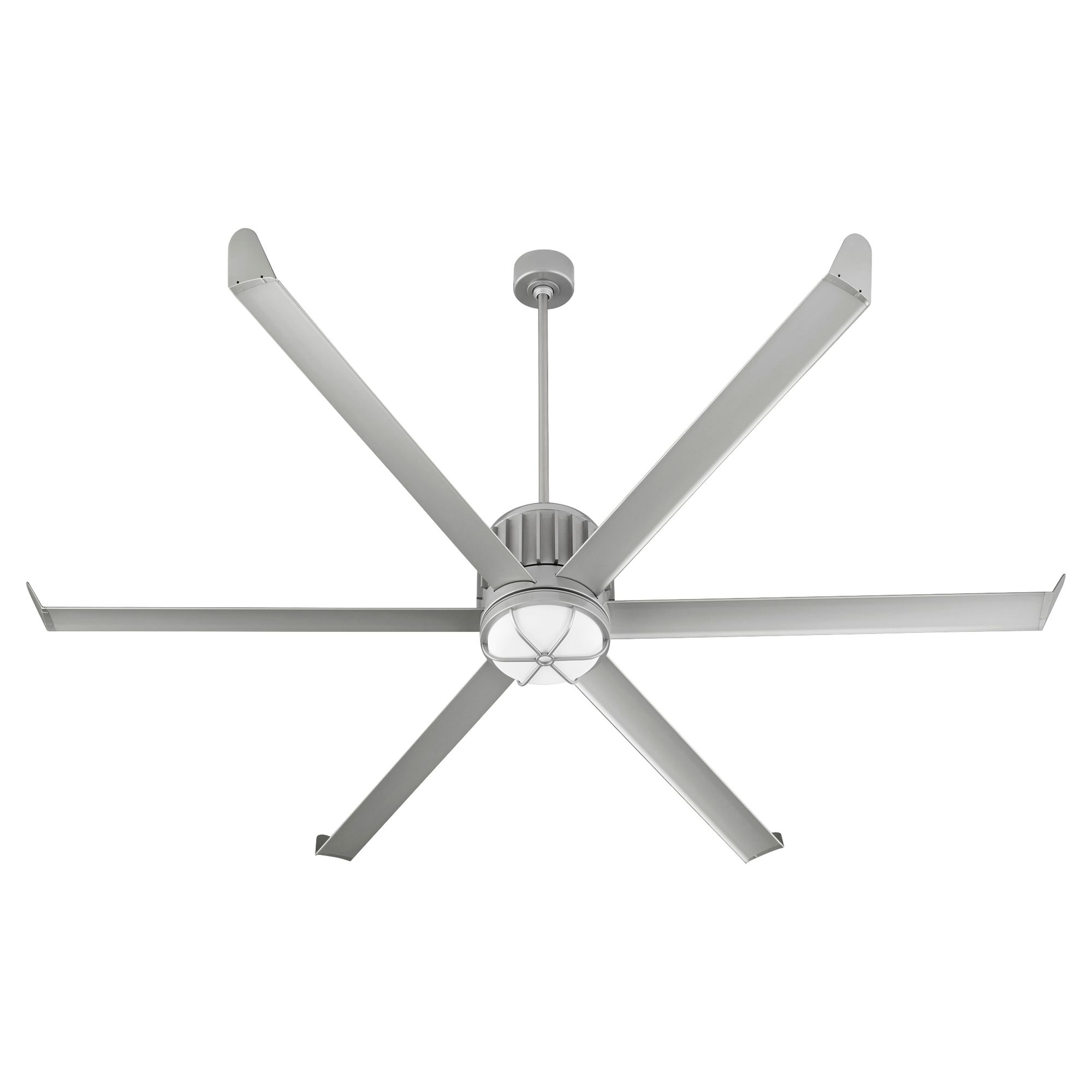Image 2 78" Oxygen Enorme Classic Nickel Outdoor Smart Large Ceiling Fan more views