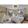 1_Clarion 12" Wide Bronze 2-Light Ceiling Light in scene