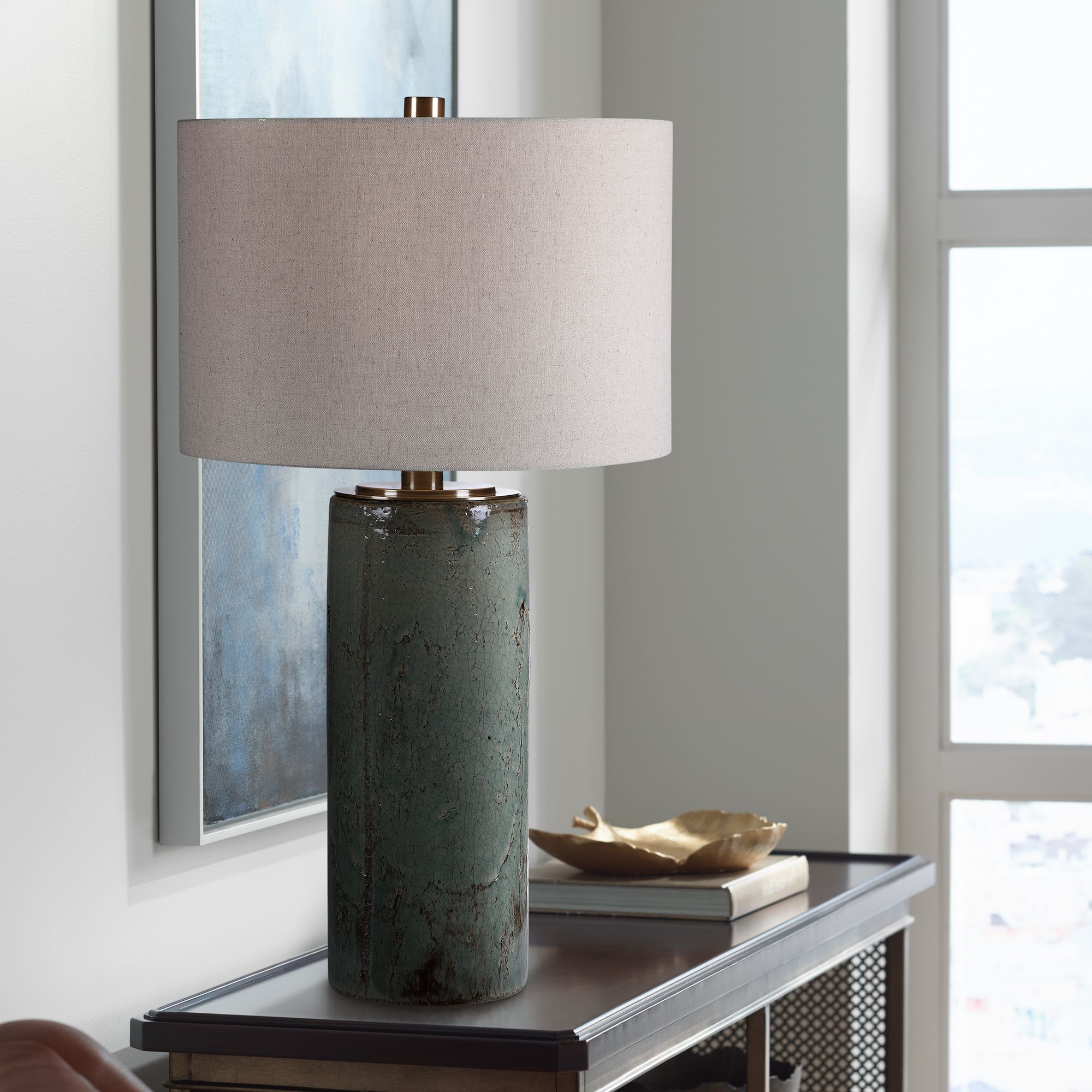 Blue, 31 In. 35 In., Transitional, Table Lamps Lamps Plus