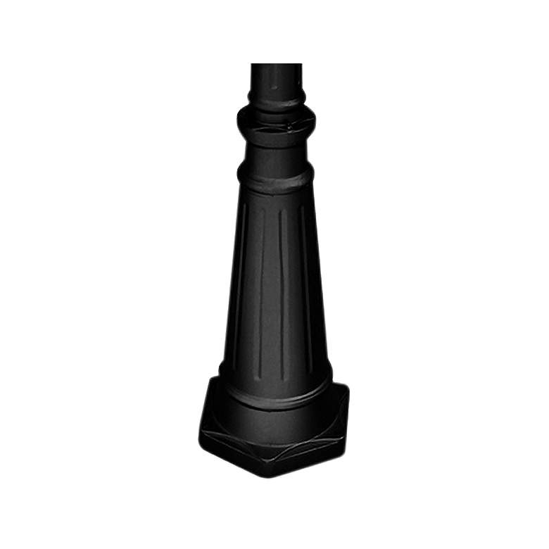 Image 2 79" High Black Outdoor Post Light Pole more views