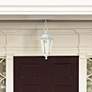 1_Cornerstone 12 1/2" High White Outdoor Hanging Light in scene