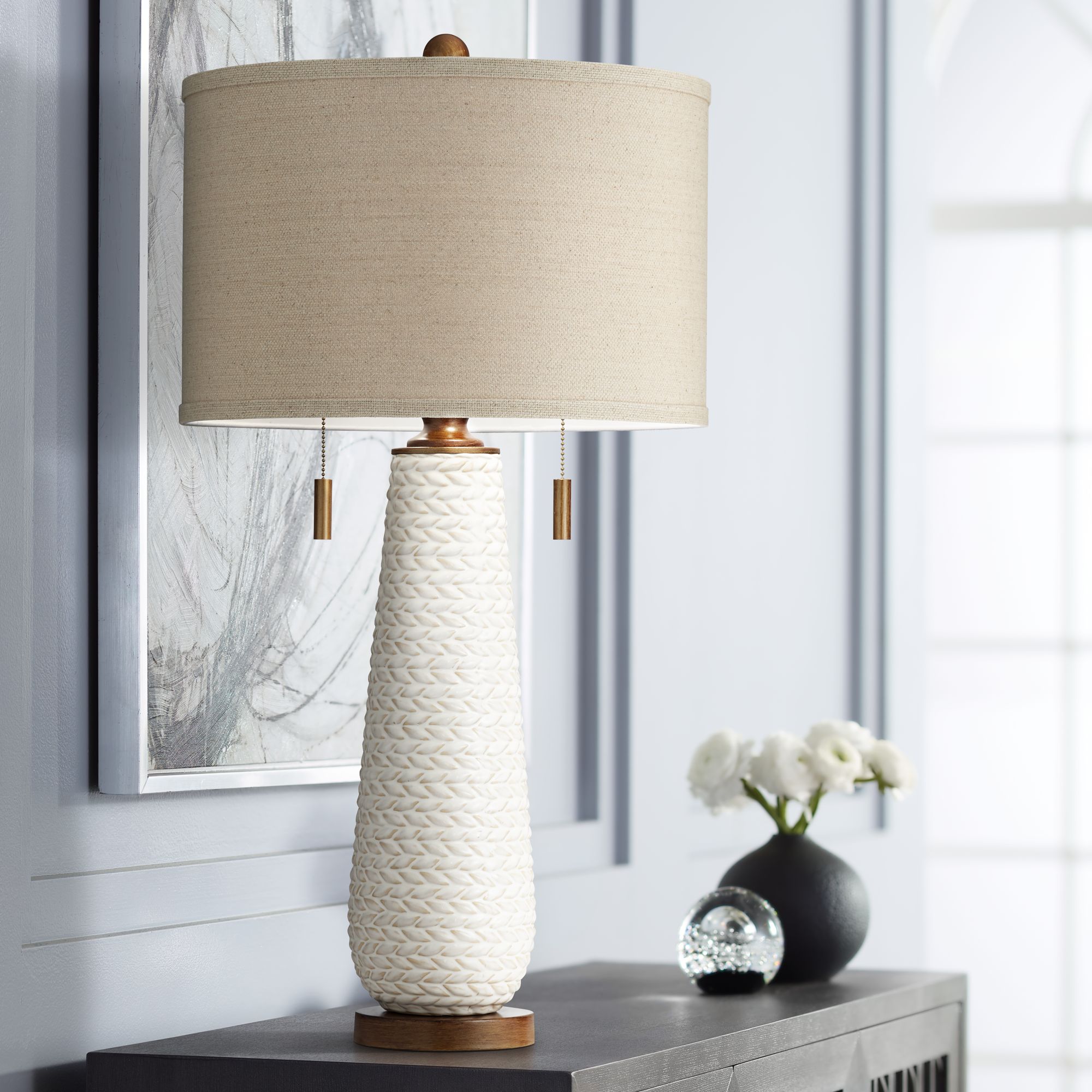 White Ivory 31 In 35 In Table Lamps Lamps Plus   79g43cropped 