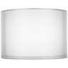 Naval Double Sheer Silver Shade Ovo Table Lamp