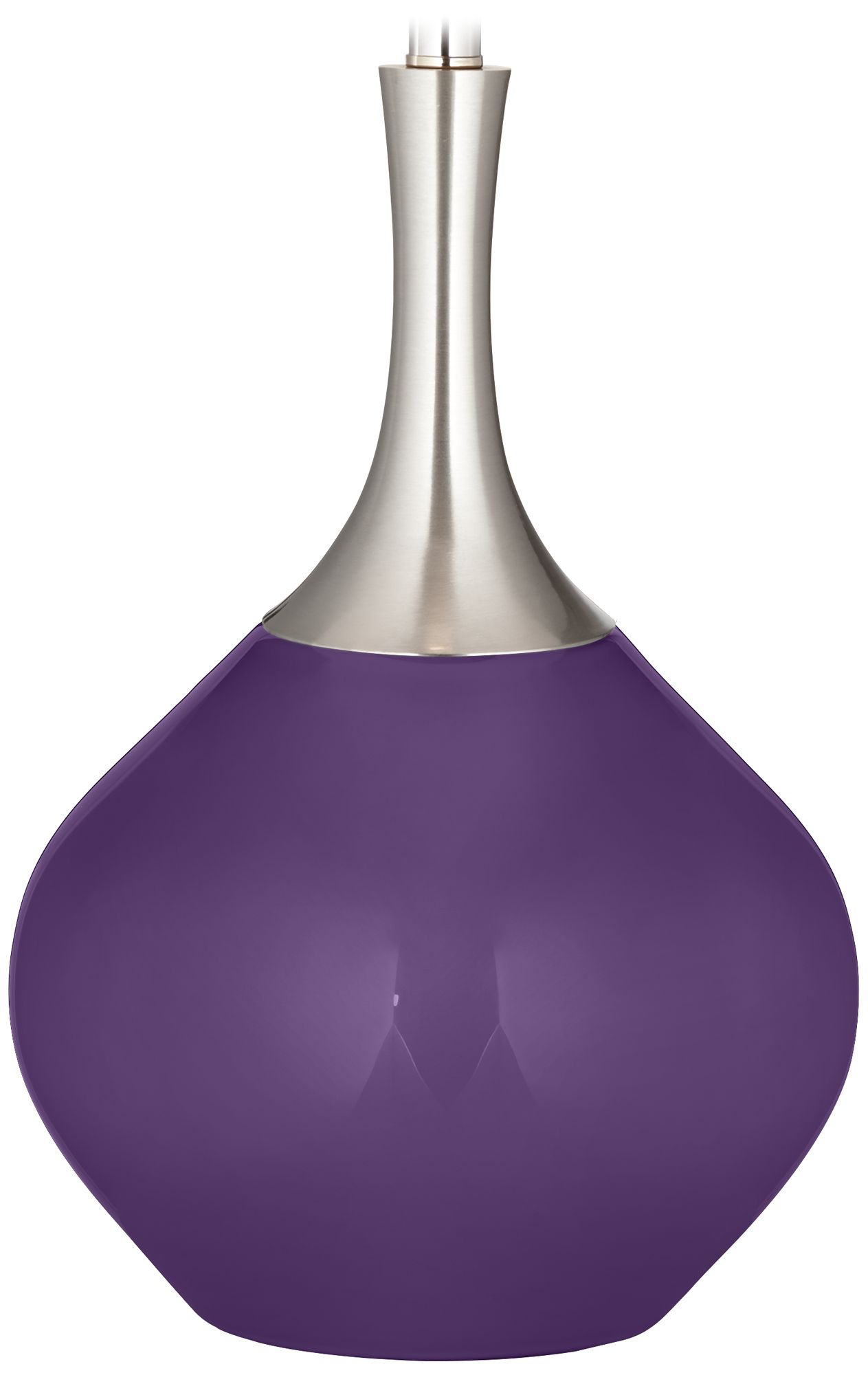 Color Plus Spencer 31" Acai Purple Modern Table Lamp