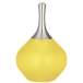 Color Plus Spencer 31&quot; Modern Lemon Twist Yellow Table Lamp