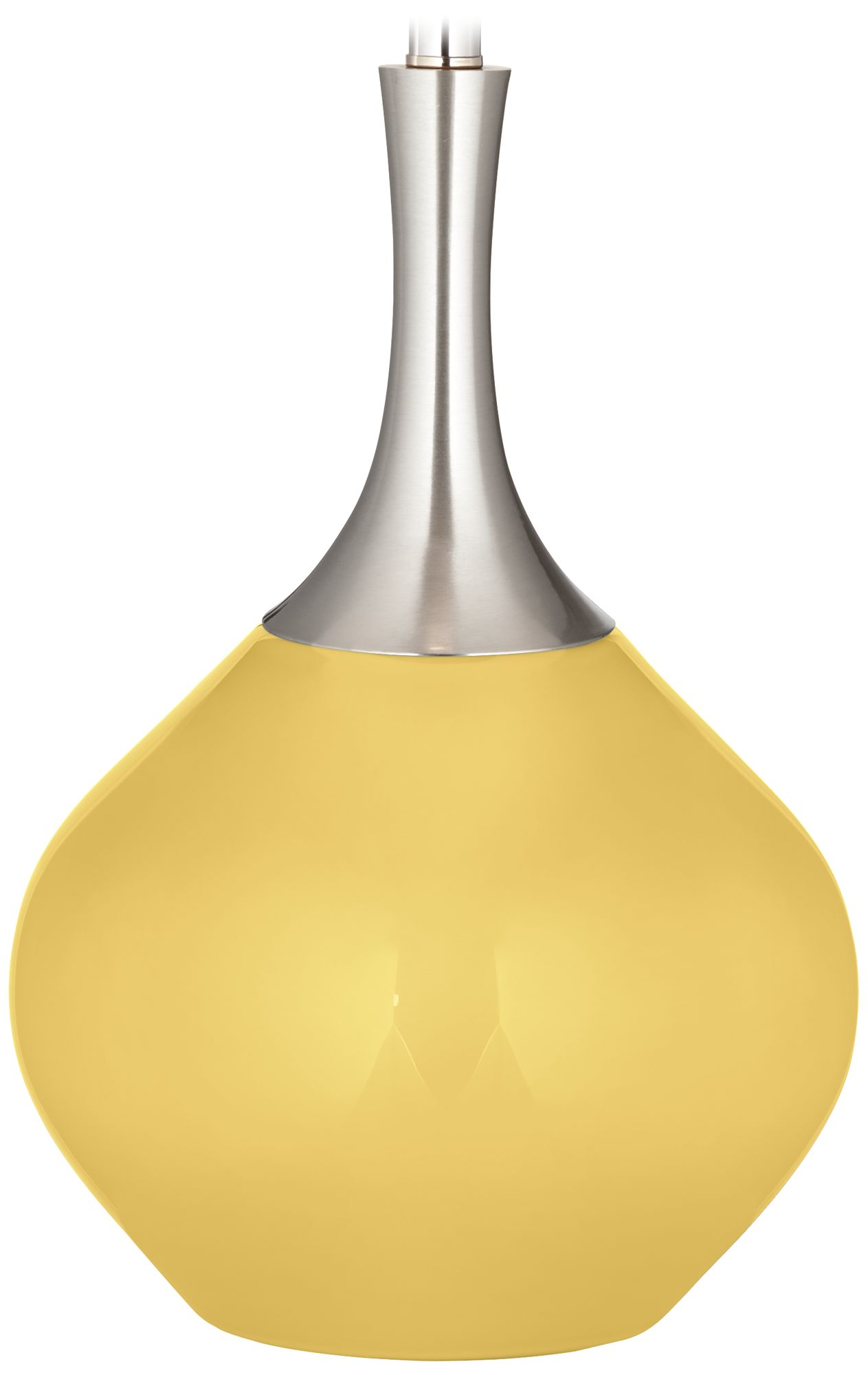 Color Plus Spencer 31" Modern Daffodil Yellow Table Lamp