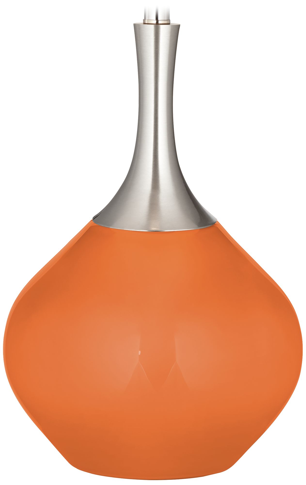 Color Plus Spencer 31" Celosia Orange Modern Table Lamp