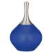 Color Plus Spencer 31&quot; Modern Dazzling Blue Table Lamp