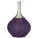 Color Plus Spencer 31&quot; Modern Glass Quixotic Plum Purple Table Lamp