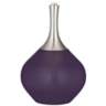 Color Plus Spencer 31&quot; Modern Glass Quixotic Plum Purple Table Lamp
