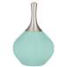 Color Plus Spencer 31&quot; Modern Cay Blue Table Lamp