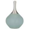 Color Plus Spencer 31&quot; Modern Aqua-Sphere Blue Table Lamp