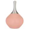 Color Plus Spencer 31&quot; High Modern Mellow Coral Pink Table Lamp