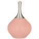 Color Plus Spencer 31&quot; High Modern Mellow Coral Pink Table Lamp