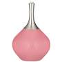 Color Plus Spencer 31&quot; High Modern Glass Haute Pink Table Lamp