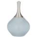 Color Plus Spencer 31&quot; Modern Glass Take Five Blue Table Lamp