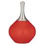 Color Plus Spencer 31&quot; Modern Cherry Tomato Red Table Lamp