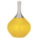 Color Plus Spencer 31&quot; Modern Citrus Yellow Table Lamp