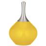 Color Plus Spencer 31&quot; Modern Citrus Yellow Table Lamp