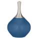 Color Plus Spencer 31&quot; Modern Regatta Blue  Table Lamp