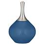 Color Plus Spencer 31&quot; Modern Regatta Blue  Table Lamp