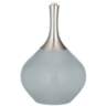 Color Plus Spencer 31&quot; High Modern Glass Uncertain Gray Table Lamp
