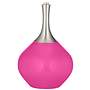 Color Plus Spencer 31&quot; Modern Fuchsia Pink Table Lamp