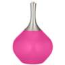 Color Plus Spencer 31&quot; Modern Fuchsia Pink Table Lamp