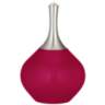 Color Plus Spencer 31&quot; Modern French Burgundy Red Table Lamp
