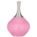 Color Plus Spencer 31&quot; Modern Candy Pink Glass Table Lamp