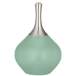 Color Plus Spencer 31&quot; Modern Grayed Jade Green Table Lamp