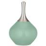 Color Plus Spencer 31&quot; Modern Grayed Jade Green Table Lamp