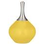 Color Plus Spencer 31&quot; Modern Lemon Zest Yellow Table Lamp