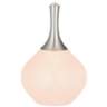 Color Plus Spencer 31&quot; Linen Color Glass Table Lamp