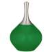 Color Plus Spencer 31&quot; High Modern Glass Envy Green Table Lamp