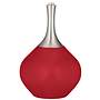 Color Plus Spencer 31&quot; Modern Ribbon Red Table Lamp