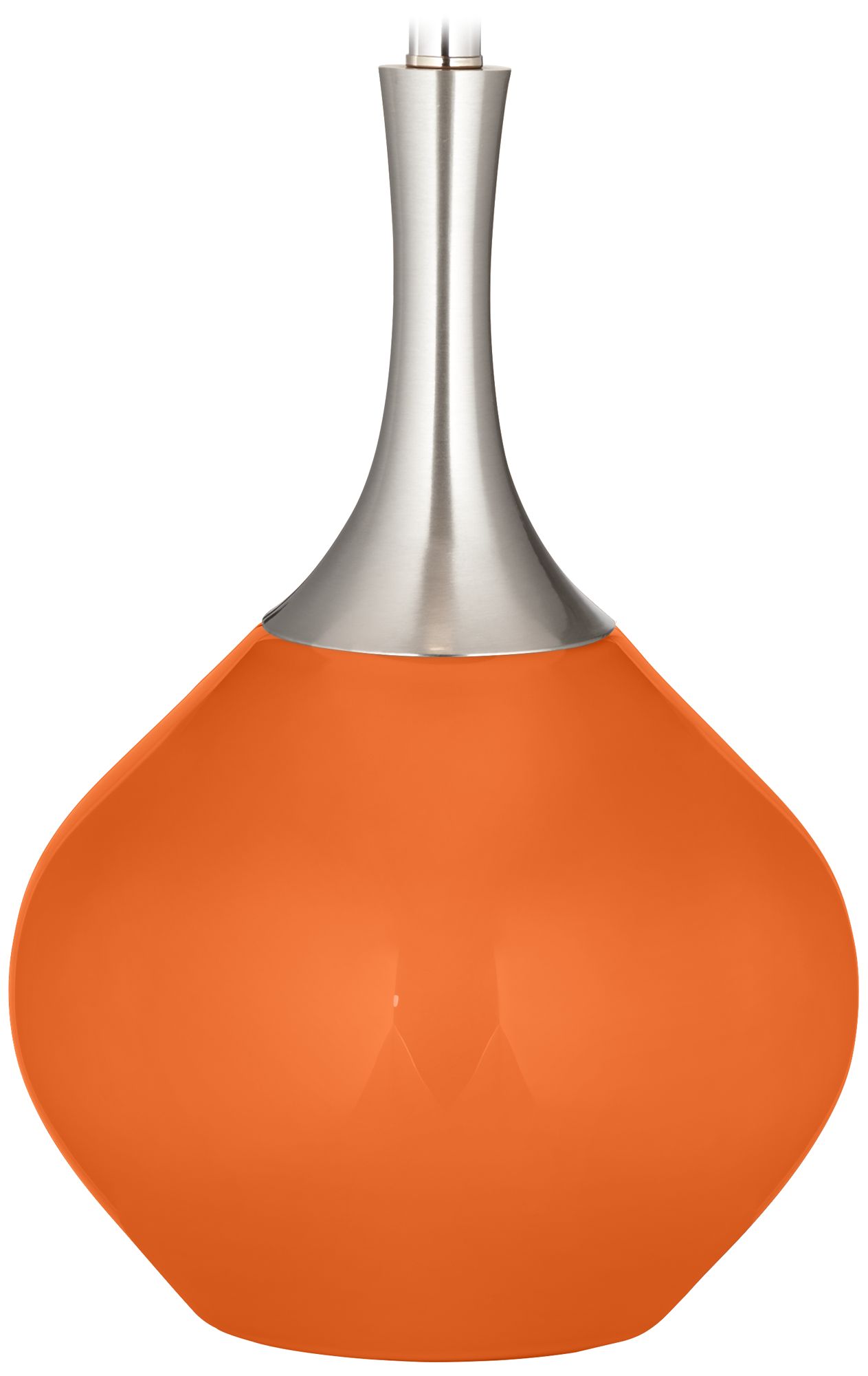 Color Plus Spencer 31" Modern Invigorate Orange Table Lamp