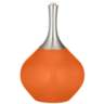 Color Plus Spencer 31&quot; Modern Invigorate Orange Table Lamp