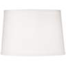 Color Plus Wexler 31&quot; White Shade Modern Winter White Table Lamp