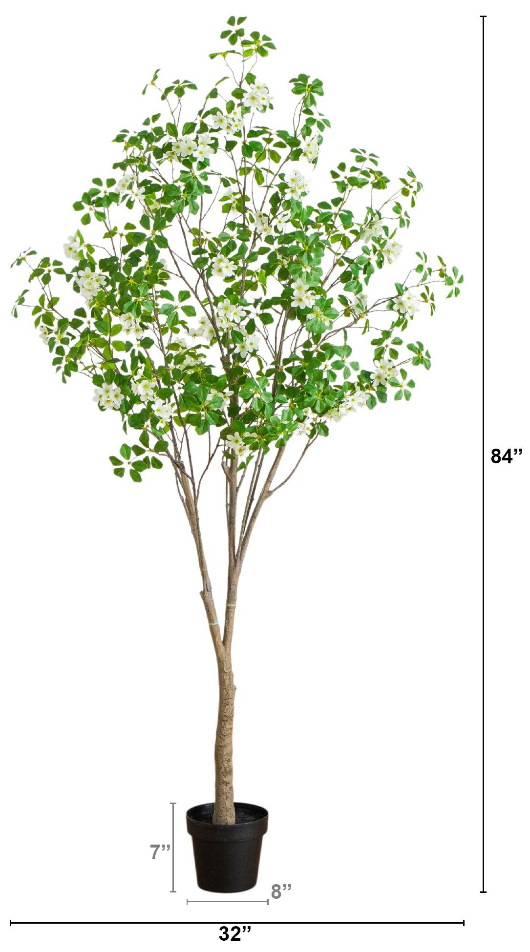 Image 3 7ft. Artificial Dogwood Tree more views