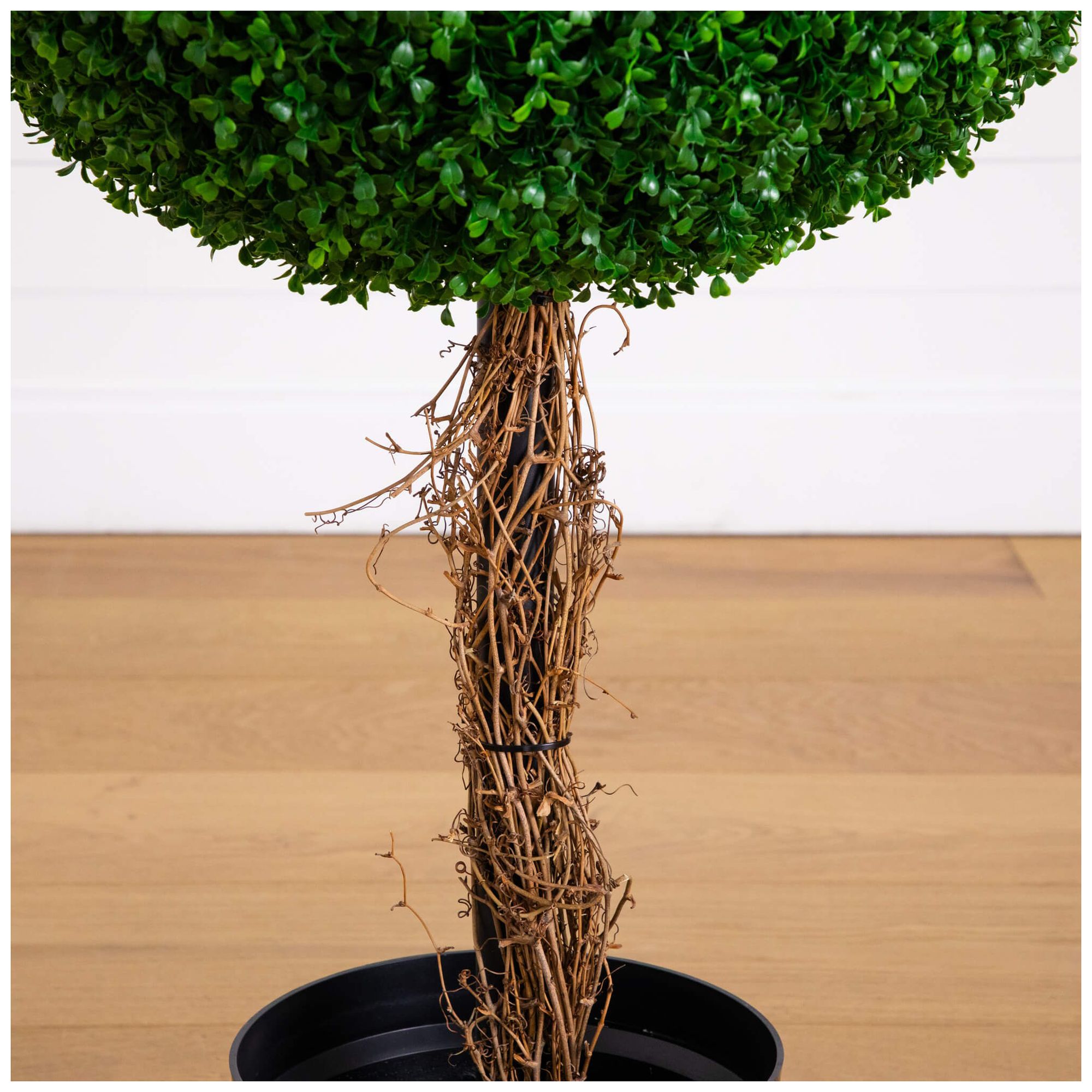 Image 6 7ft. UV Resistant Artificial Triple Ball Boxwood Topiary Tree more views