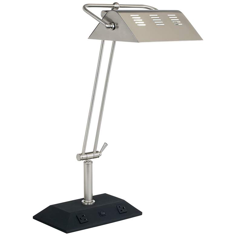 Image 1 7H783 - Metal Industrial-Look Table Lamp w/Work Station Base