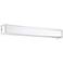 7X222 - 48" Frosted White Acrylic Bath Light